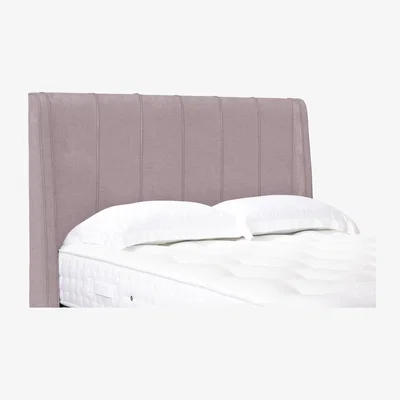 Furniture Village Akira High Floor Standing Headboard - King Size - Plush Lilac