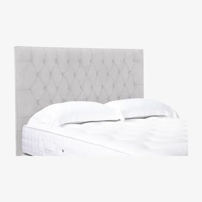 Furniture Village Orton High Floor Standing Headboard - Super King - Queens Pebble