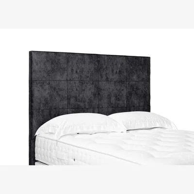Furniture Village Elwood High Floor Standing Headboard - Single - Daytona Coal