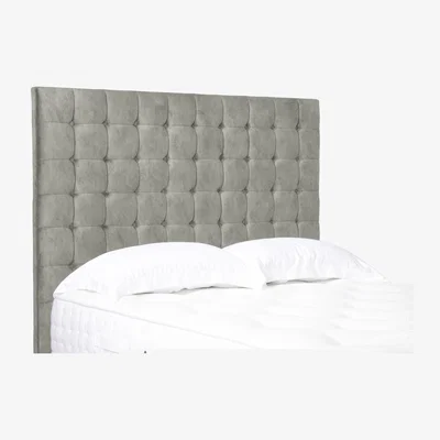 Furniture Village Dot High Floor Standing Headboard - Super King - Daytona Stone