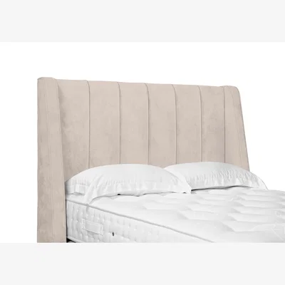 Furniture Village Alden High Floor Standing Headboard - Super King - Sandstone Pearl