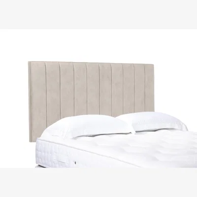 Furniture Village Elyse High Strutted Headboard - Single - Sandstone Pearl