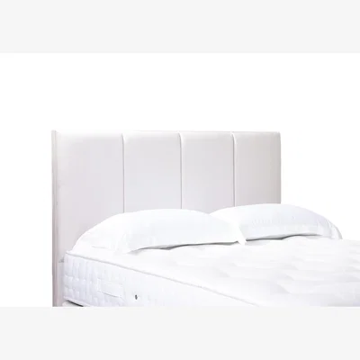 Furniture Village Linear Standard Floor Standing Headboard - Single - Plush Ecru