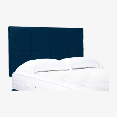 Furniture Village Artisan Collection Reigns High Strutted Headboard - Double - Plush Pacific