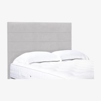 Furniture Village Natsu High Floor Standing Headboard - Small Double - Queens Pebble