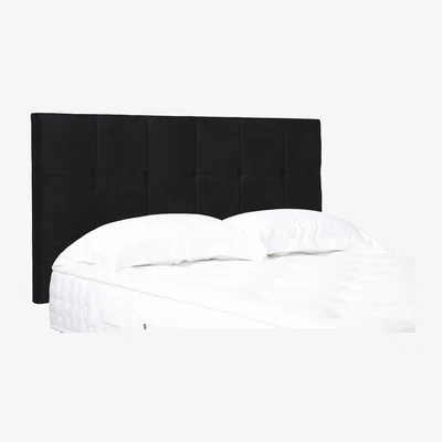 Furniture Village Kaito Standard Strutted Headboard - Double - Plush Ebony