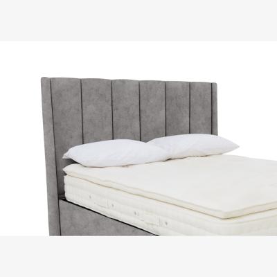 Furniture Village Ryo Floor Standing Headboard - Small Double - Daytona Silver