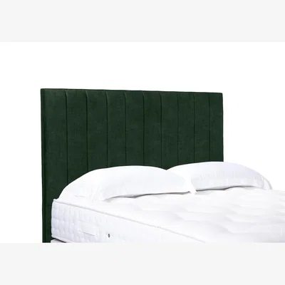 Furniture Village Elyse High Floor Standing Headboard - Super King - Tormaline Green