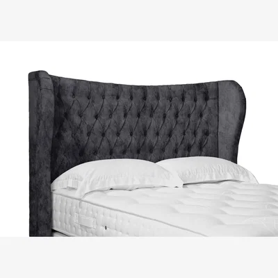 Furniture Village Camber High Floor Standing Headboard - Super King - Daytona Coal