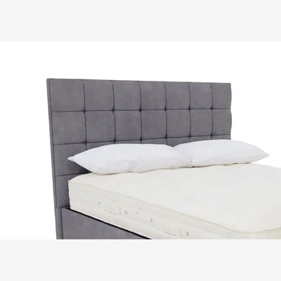Furniture Village Kaito Floor Standing Headboard - Super King - Aston Steel