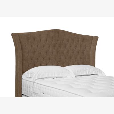 Furniture Village Haven High Floor Standing Headboard - Double - Lace Caramel