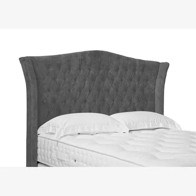 Furniture Village Haven High Floor Standing Headboard - Super King - Dapple Mink