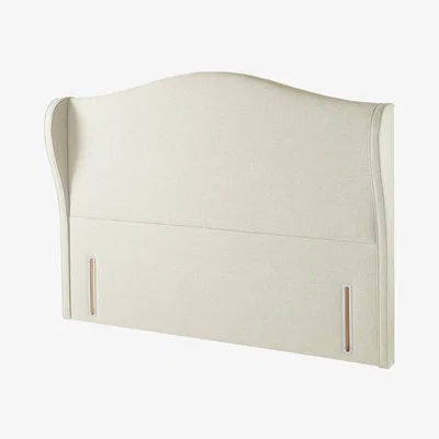 Feather & Black Harrison Spinks Classic Woodburn Headboard, Emperor - Greek Islands Chalk