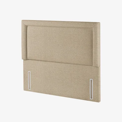 Feather & Black Harrison Spinks Premium Shelley Headboard, Emperor - Herringbone Cotton