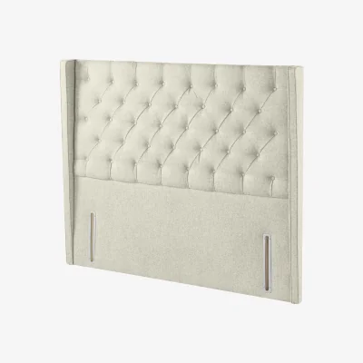 Feather & Black Harrison Spinks Classic Alcott Headboard, Emperor - Mole Pebble