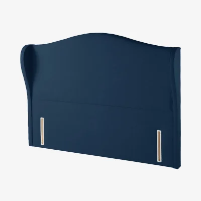 Feather & Black Harrison Spinks Classic Woodburn Headboard, Single - Seven Navy