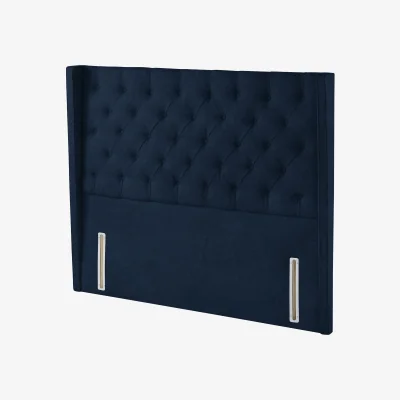 Feather & Black Harrison Spinks Classic Alcott Headboard, Double - Seven Navy