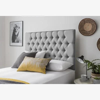 Habitat Silentnight Sassaria Slate Grey Headboard - Double