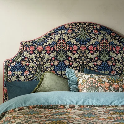 Habitat Habitat X William Morris Hyacinth Kingsize Headboard