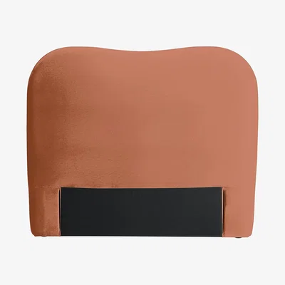 Habitat Habitat Mali Velvet Double Headboard - Pink