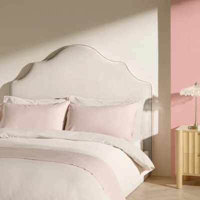 Habitat Habitat Daphne Fabric Double Headboard - Cream