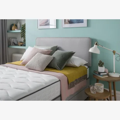 Habitat Silentnight Milan Studded Superking Headboard - Grey