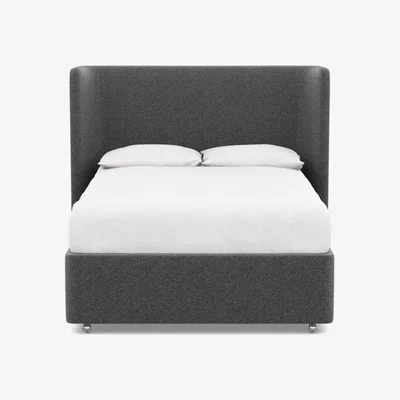 Heal's Heal's Monroe Headboard Lift Storage Double Cotton Velvet Evergreen