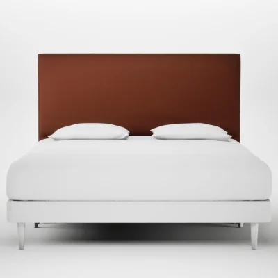 Heal's Heal's Newman Headboard Super King Smart Cotton Linen Rust