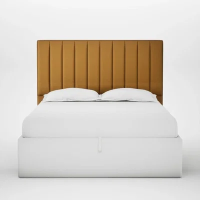 Heal's Heal's Retta Headboard King Smart Cotton Linen Sahara