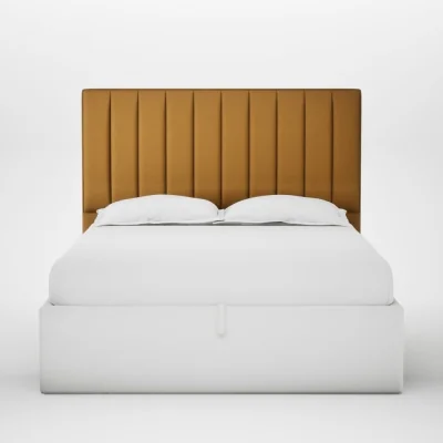 Heal's Heal's Retta Headboard Lift Storage King Smart Cotton Linen Sahara