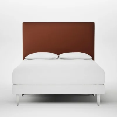 Heal's Heal's Newman Headboard King Smart Cotton Linen Rust