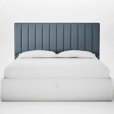 Heal's Heal's Retta Headboard Super King Smart Cotton Linen Celestial
