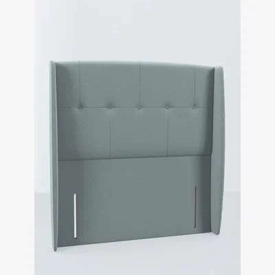 John Lewis John Lewis Button Winged Full Depth Headboard, King Size