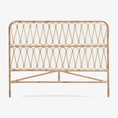 Kave Home Caterina rattan headboard with a natural headboard, for 150 cm beds