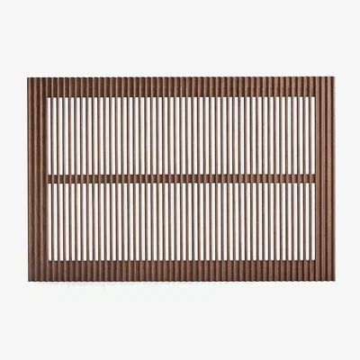 Kave Home Beyla solid ash wood headboard with walnut finish for 90cm bed FSC 100%