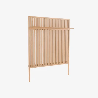 La Redoute Theonie Ash Veneer Headboard With Shelf