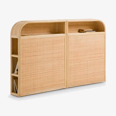 La Redoute Ladara Rattan Storage Headboard