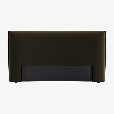 Loaf Archy Headboard, King (Wine Bottle Clever Velvet)