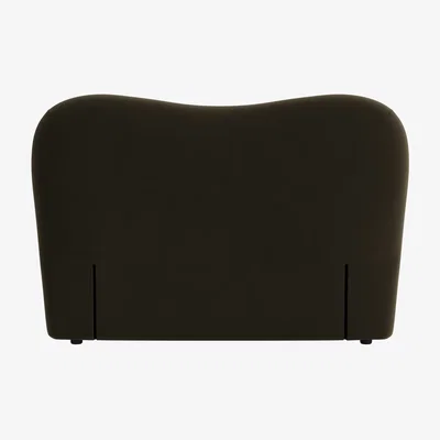 Loaf Monroe Headboard, King (Wine Bottle Clever Velvet)