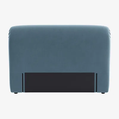 Loaf Cookie Headboard, King (Birthday Candle Clever Velvet)