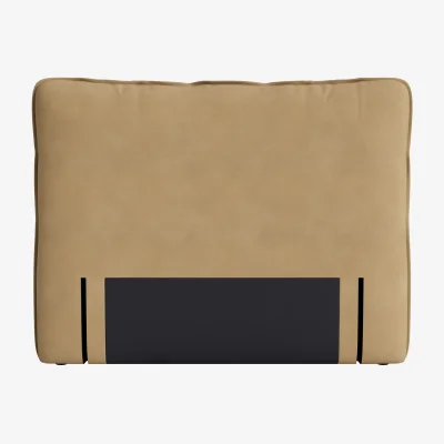 Loaf Pillow Talker Headboard, King (French Mustard Clever Cotton)