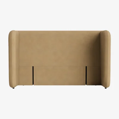 Loaf Snoozeliner Headboard, King (French Mustard Clever Cotton)