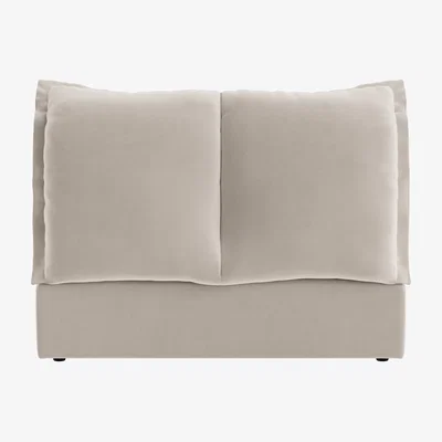 Loaf Beddy-Byes Headboard, Double (Warm Dough Clever Velvet)
