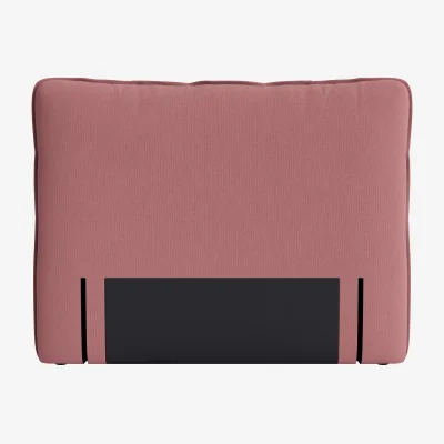Loaf Pillow Talker Headboard, King (Rosy Posy Clever Slubby Cotton)