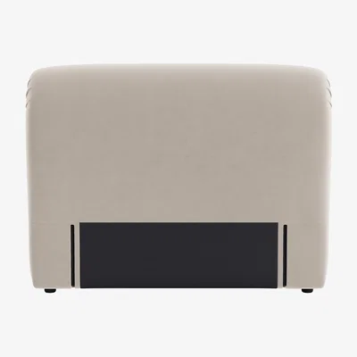 Loaf Cookie Headboard, Double (Warm Dough Clever Velvet)