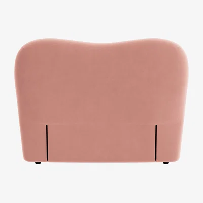 Loaf Monroe Headboard, Double (Flushed Cheek Clever Velvet)