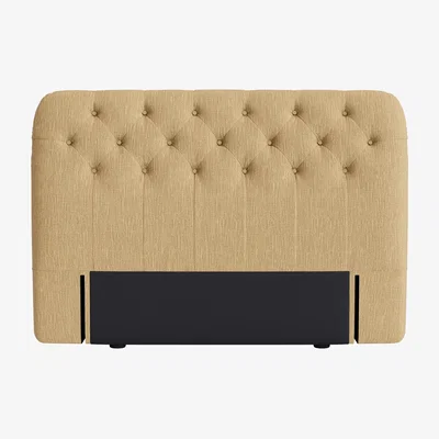 Loaf Bedlington Headboard, King (Straw Hat House Fabric)