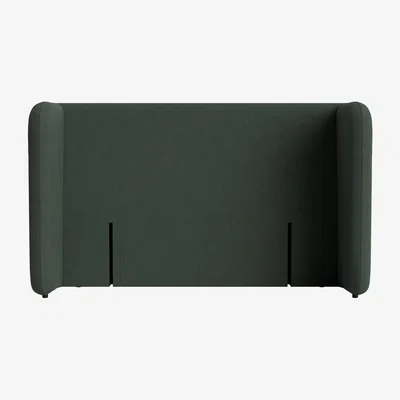 Loaf Snoozeliner Headboard, King (Stilton Blue Clever Slubby Cotton)