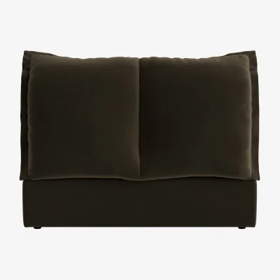 Loaf Beddy-Byes Headboard, Double (Wine Bottle Clever Velvet)