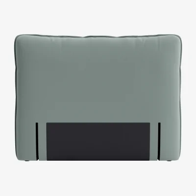 Loaf Pillow Talker Headboard, King (Tin Man Clever Velvet)
